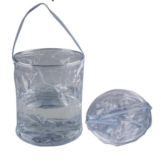 Ведро складное прозрачное 10л